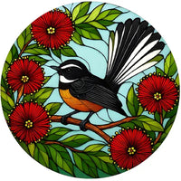 Fantail Stained Glass Hanger