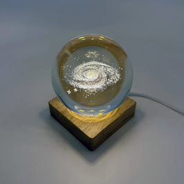 Milky Way Crystal Ball With Light