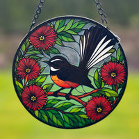 Fantail Stained Glass Hanger