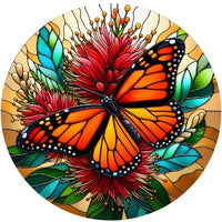 Butterfly Stained Glass Hanger