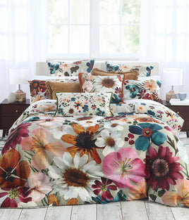 Queen Flowerbed Duvet Set