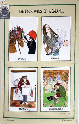 Samuel Lamont 'The Four Ages of Woman' tea towel