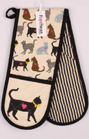 Luv cats tea towel